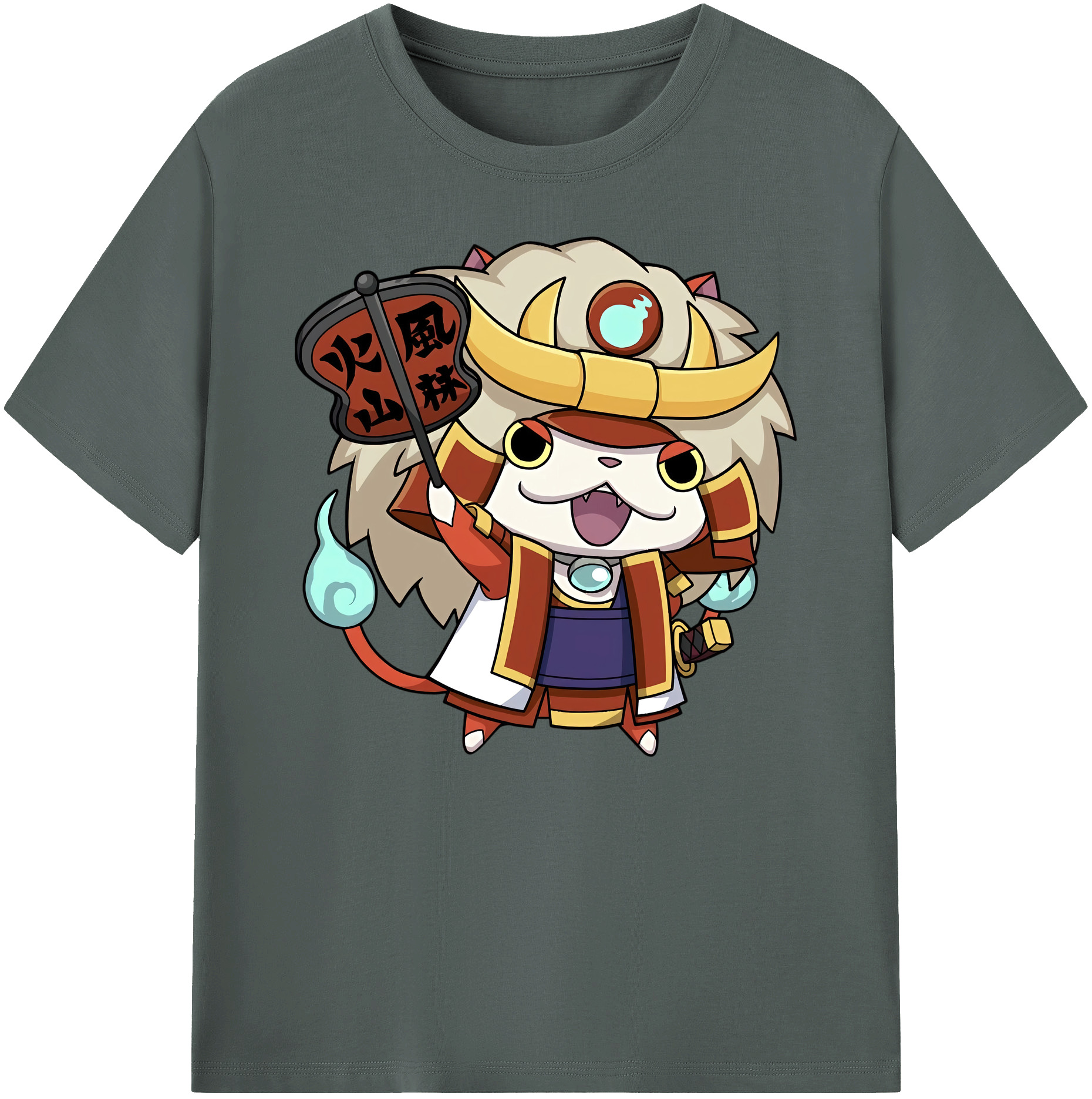 （画像用） 妖怪ウォッチ Yo-kai Watch 綿100％ メンズ半袖Tシャツ｜肌触りやわらか＆通気性